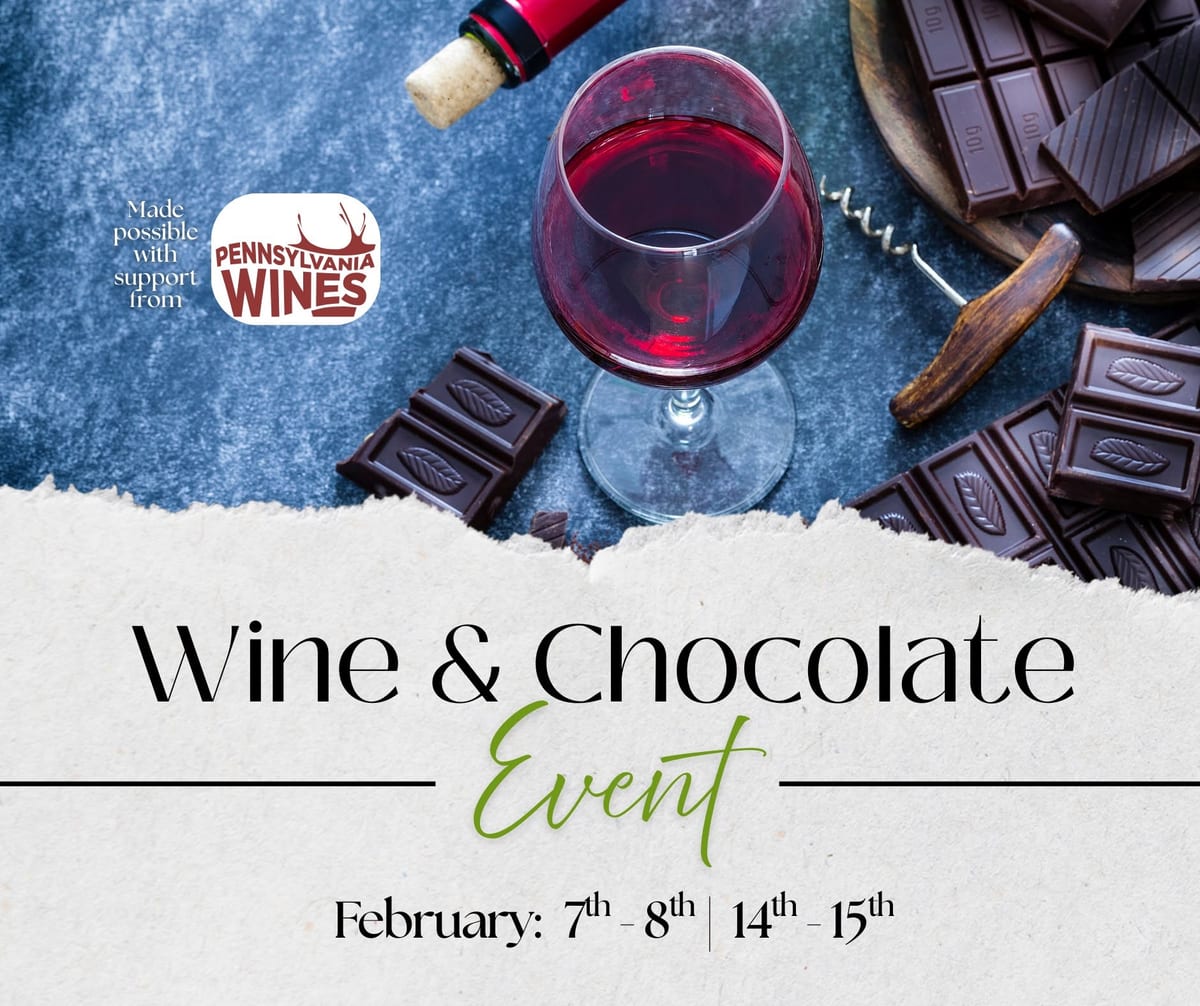 Chocolate and Wine Pairing 2026 event poster